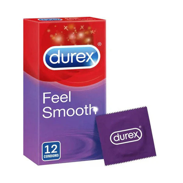 Durex Feel Smooth Extra Thin Condom, 12 condoms