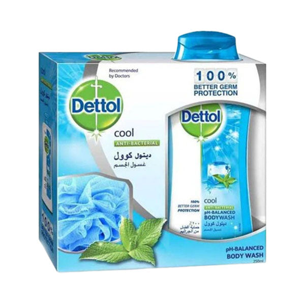 ديتول جل استحمام كول مع ليفة
