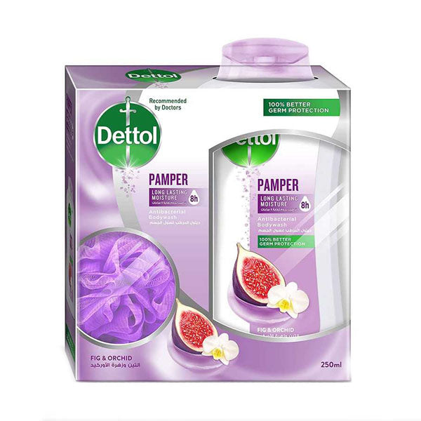ديتول سائل استحمام بالتين وزهرة الأوركيد 