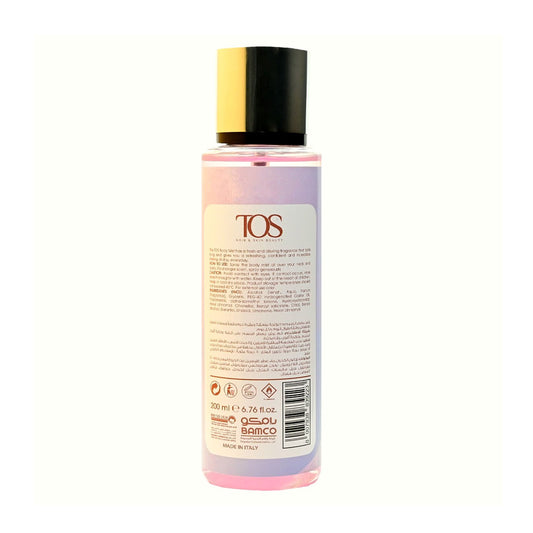 Tos Body Fragrance Spray Hair And Skin Beauty Soft 200 Ml