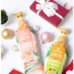 A Bonne Body Lotion For Skin Whitening With Carrot And Peach Scent 500 Ml