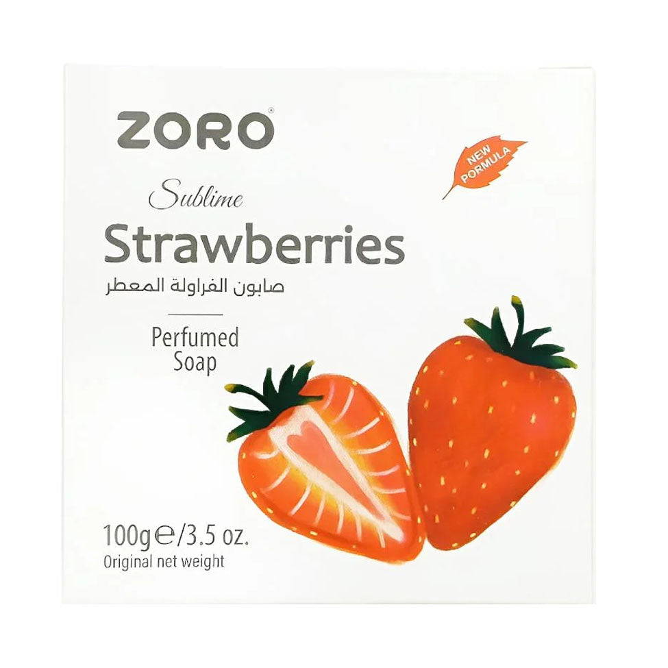زورو قالب صابون الفراولة المعطر 100 جرام
