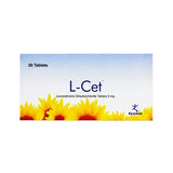 L-Cet 5 mg 20 tablets