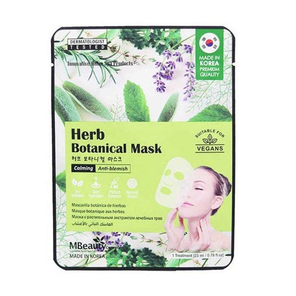 M بيوتي قناع وجه نباتي بالاعشاب 
