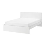 High bed frame white 140 x 200 cm