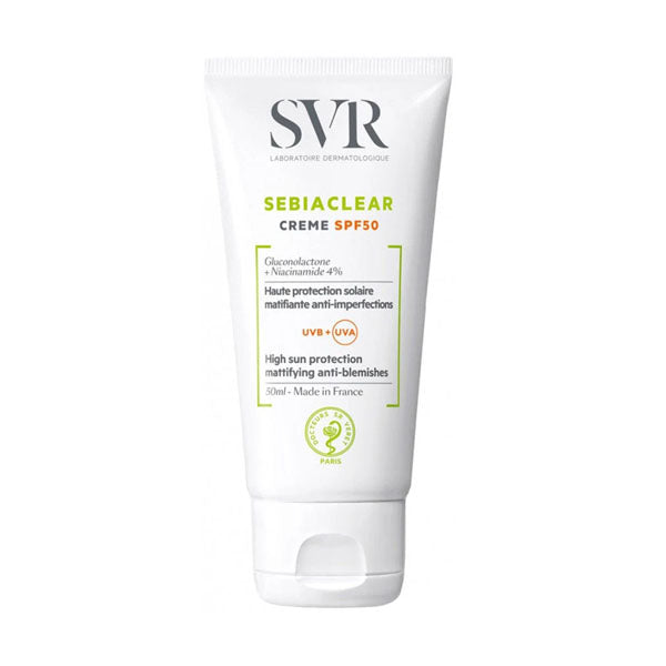 إس فى أر كريم سيبياكلير واقي شمس حماية 50 للبشرة الدهنية 50 مل.
