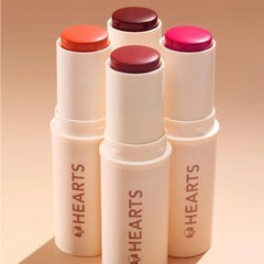 Hearts Blush Cheeks and Lips Creamy Rose Bossy 05