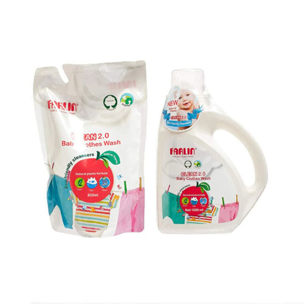 غسول ملابس أطفال + إعادة تعبئة من فارلين