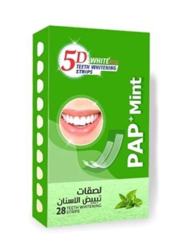 فايف دي وايت بلس لصقات تبييض الاسنان بالنعناع 28 لصقة - Sidalih.com || صيدلية.كوم