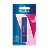 Vaseline lip balm, color and care, bright pink, 3 g