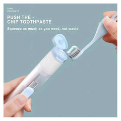 Premium Care Easy Travel Portable Folding Toothbrush