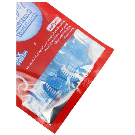 بيوتي سيستم فرشاة ومعجون مع خيط تنظيف الاسنان 10 قطعة |  صيدلية.كوم.