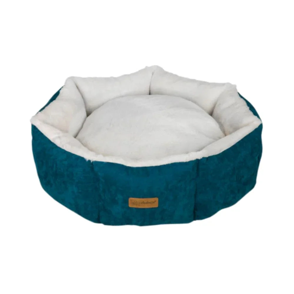 فيلاين قو سرير دائري للقطط والكلاب لون تركواز |  صيدلية.كوم.