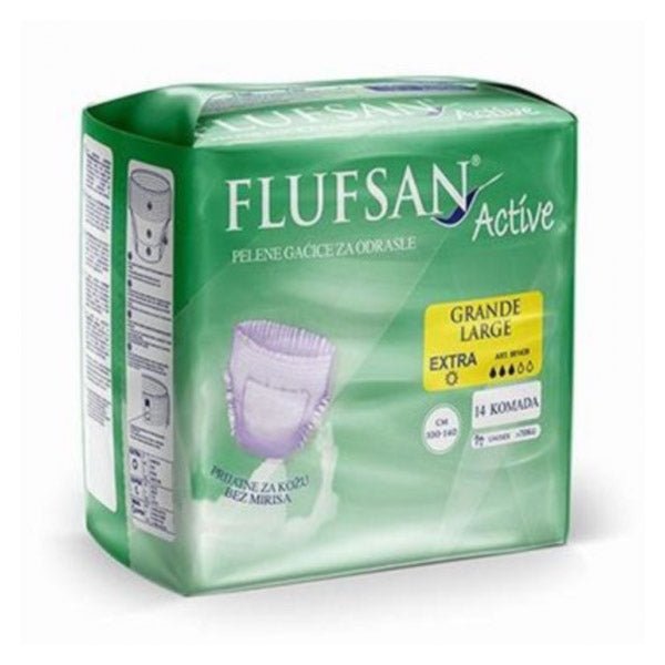 فلوفسان حفائض كلوت للكبار مقاس كبير - 14 حفاضة.