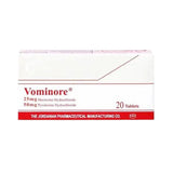 Vominore 25/50 mg 20 tablets