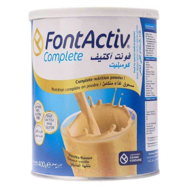 فونت اكتيف كومبليت مسحوق بالفانيليا 400 جم.