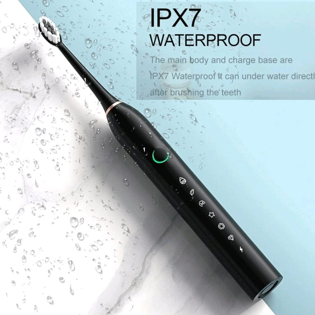 Waterproof electric toothbrush for smart whitening with ultrasound ...