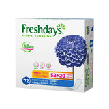 Fresh Days Blue Daily Liners - 72 Long Pads