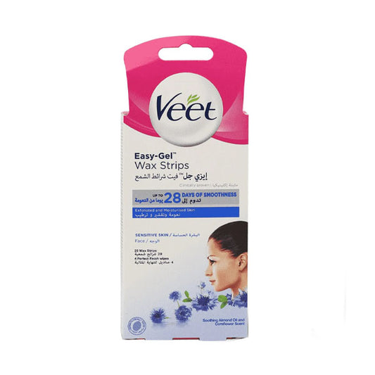 فيت شرائح شمعية للوجه للبشرة الحساسة - 20 قطعة.