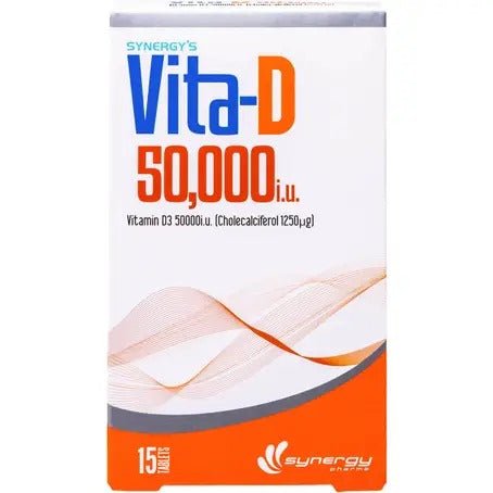 فيتا-دي 50000 وحدة دولية فيتامين د 15 قرص - Sidalih.com || صيدلية.كوم