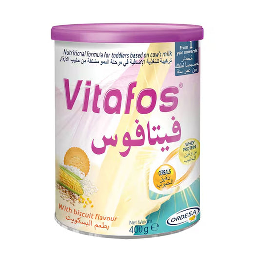 فيتافوس حليب للأطفال بطعم البسكويت 400 جم