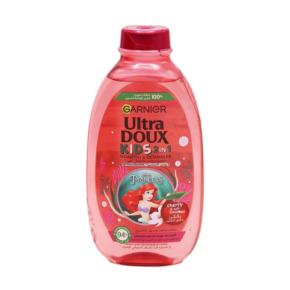 Garnier Ultra Doux Baby Shampoo & Conditioner 2-in-1 Cherry & Soft Almond 400 ml