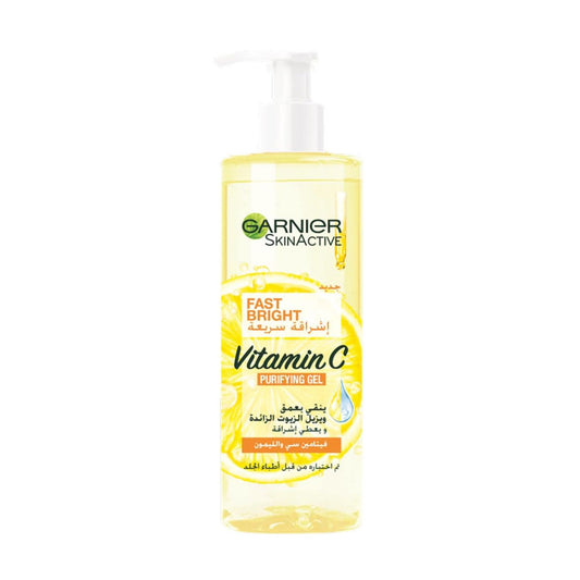 Garnier Face Gel Cleanser Fast Brightening Vitamin C and Lemon Extract 400 ml