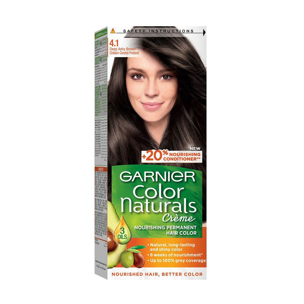 غارنييه كولور ناتشرلز صبغة شعر بني رمادي 4.1