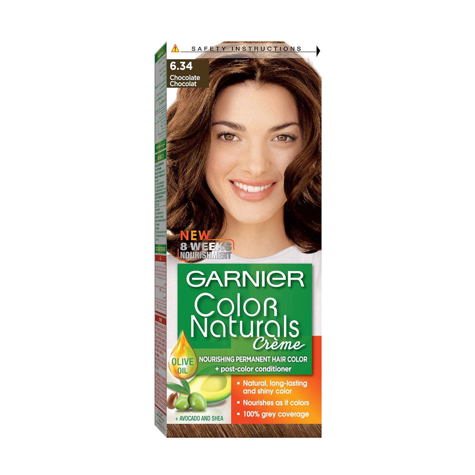 Garnier Color Naturals Hair Dye Chocolate Brown 6.34