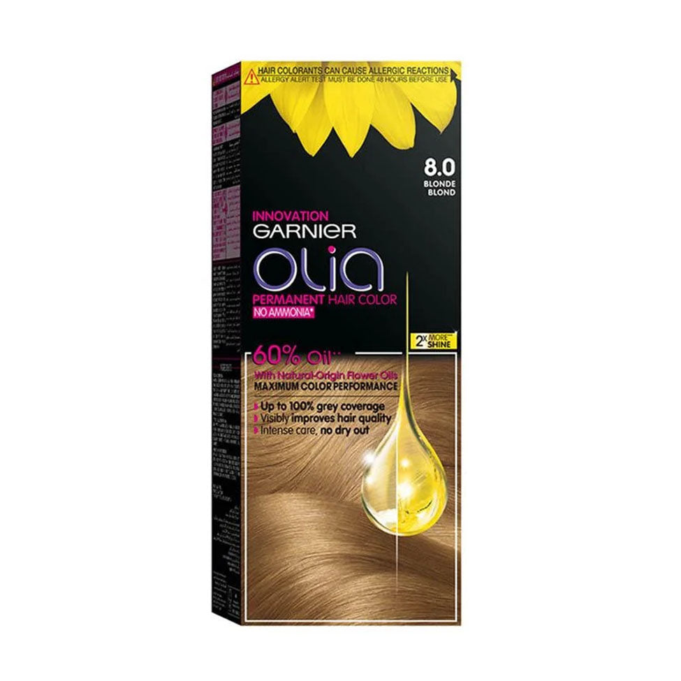 Garnier hair color olea blonde 8.0
