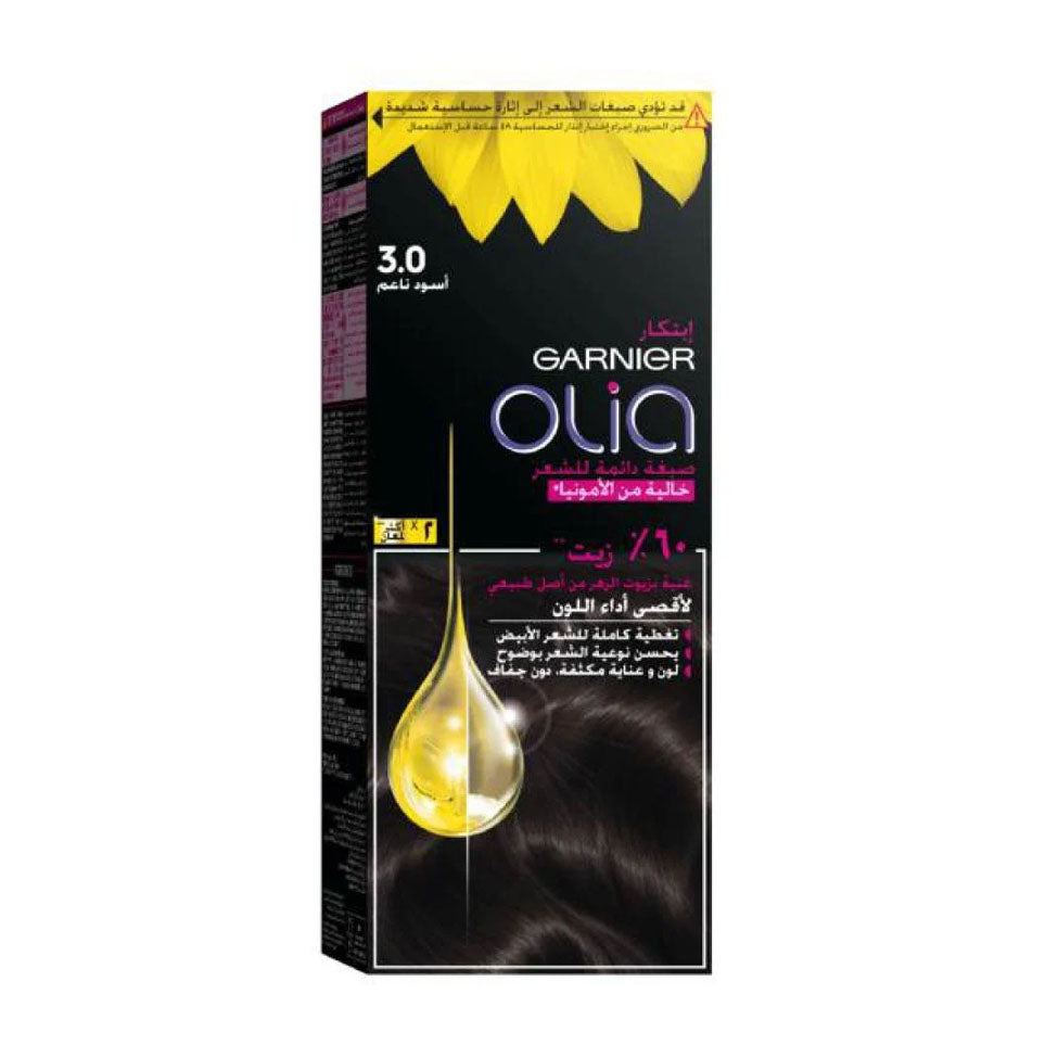 غارنييه صبغه شعر اولیا اسود ناعم 3.0