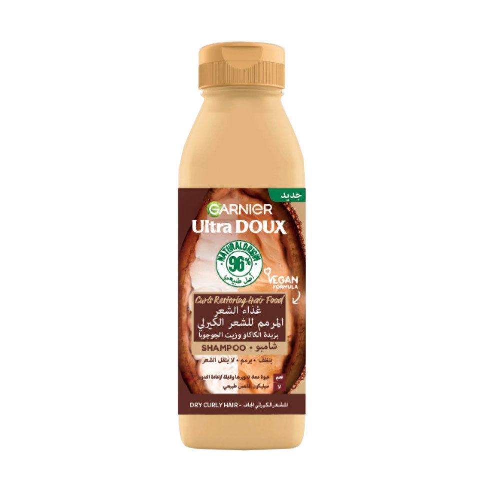 Garnier Ultra Doux Shampoo Smoothing Hair Food Cocoa Butter &amp; Jojoba Oil 350ml