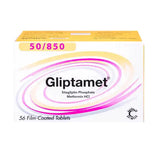 Gliptamet 50/850 mg 56 tablets