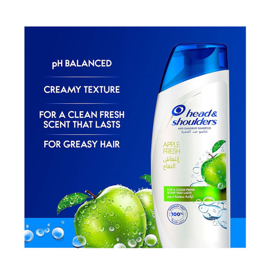 هيد اند شولدرز شامبو تفاح ضد القشرة
