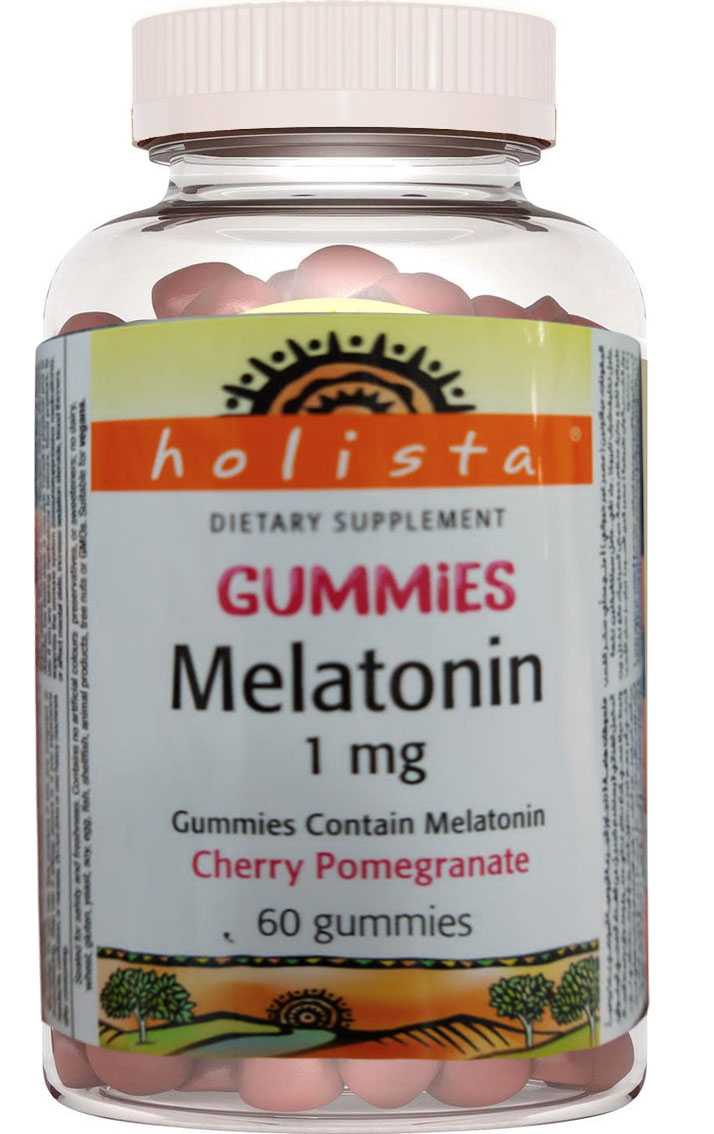 هوليستا حلوة الميلاتونين 1 مجم - 60 قطعة.