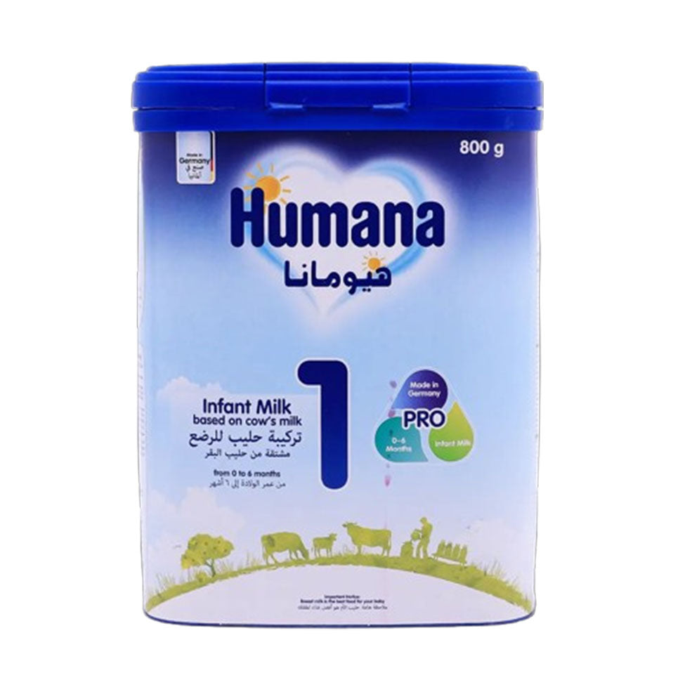 Humana 1 Baby Milk From 0 - 6 Months - 900 Gm