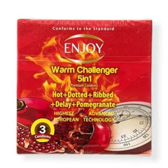 اينجوي واقي ذكري 3 قطعة وارم تشالنجر |  صيدلية.كوم.