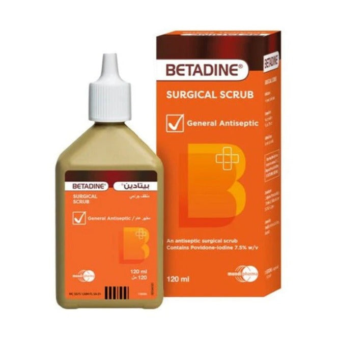 BETADINE 7.5% SURGICAL CLEANSER 120 ML