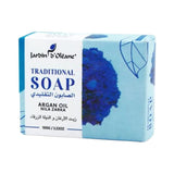 Jardin Oleane Traditional Soap with Argan Oil and Blue Indigo