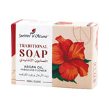 Jardin Oleane Traditional Soap with Argan Oil and Hibiscus Flower