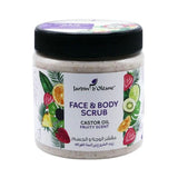 Jardin Orleans face and body scrub with castor oil and fruit scent - 500 ml