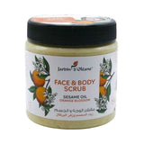 Jardin Orléans Face and Body Scrub with Sesame Oil and Orange Blossom - 500 ml