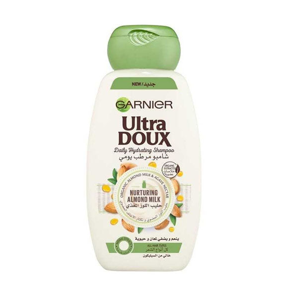 جارنييه الترا دوكس شامبو شعر حليب اللوز المغذي