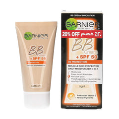 جارنييه واقى الشمس SPF 50 فاتح ومحسن البشرة مرطب يومى 50 مل