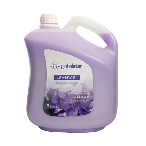 جلوبال ستار شامبو برائحة زهور اللافندر 5 لتر |  صيدلية.كوم.