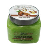 Global star sugar scrub for face and body with argan oil 300 gm