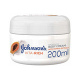 Johnson's Body Moisturizing Cream Vita Rich With Papaya Extract 200 ml