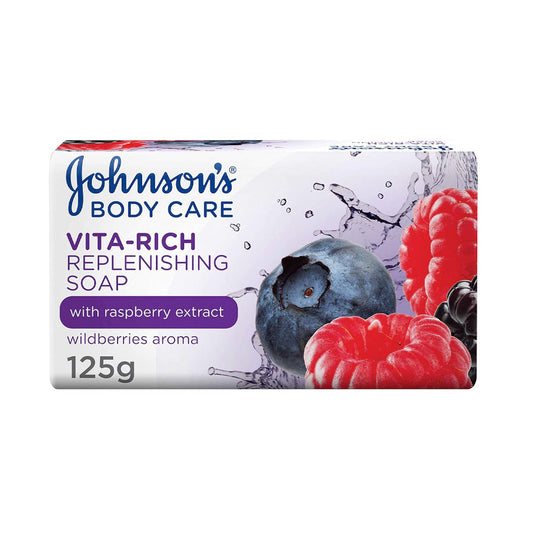 Johnson's Soap Vita Rich With Raspberry Extract 125 Gm