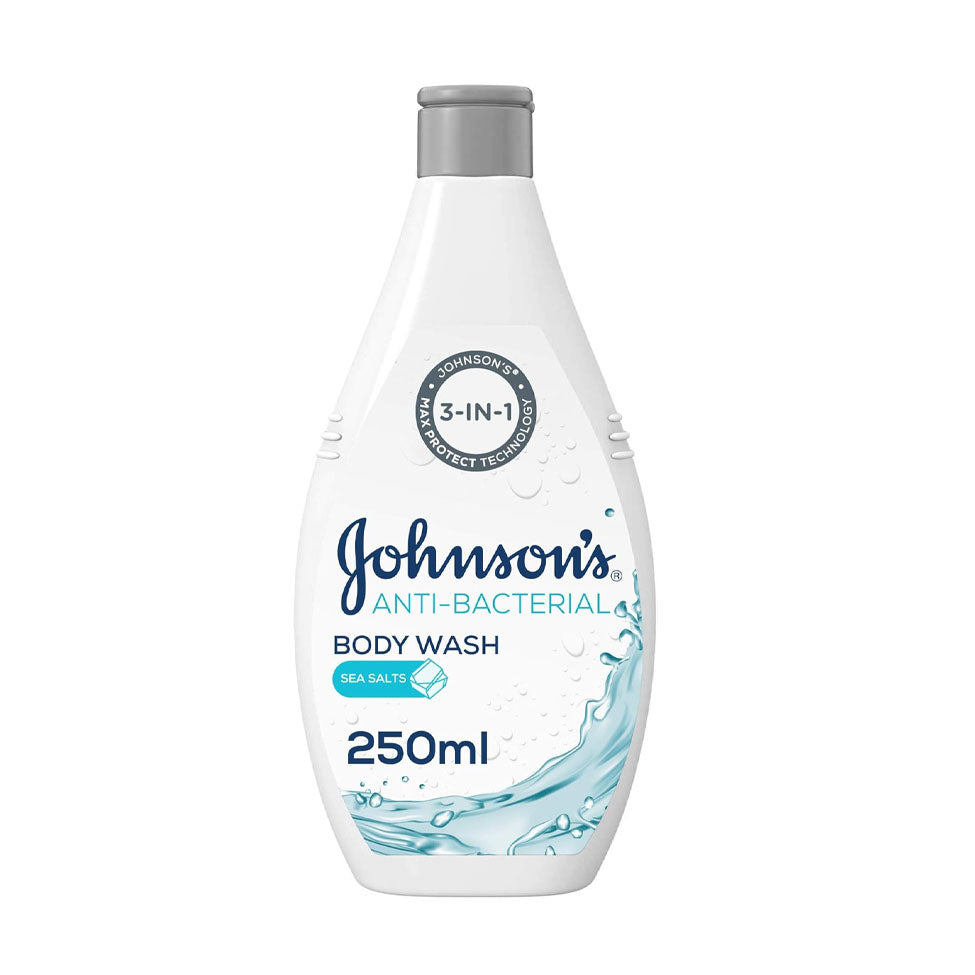 جونسون سائل استحمام مضاد للبكتيريا 3 في 1 بملح البحر 250 مل