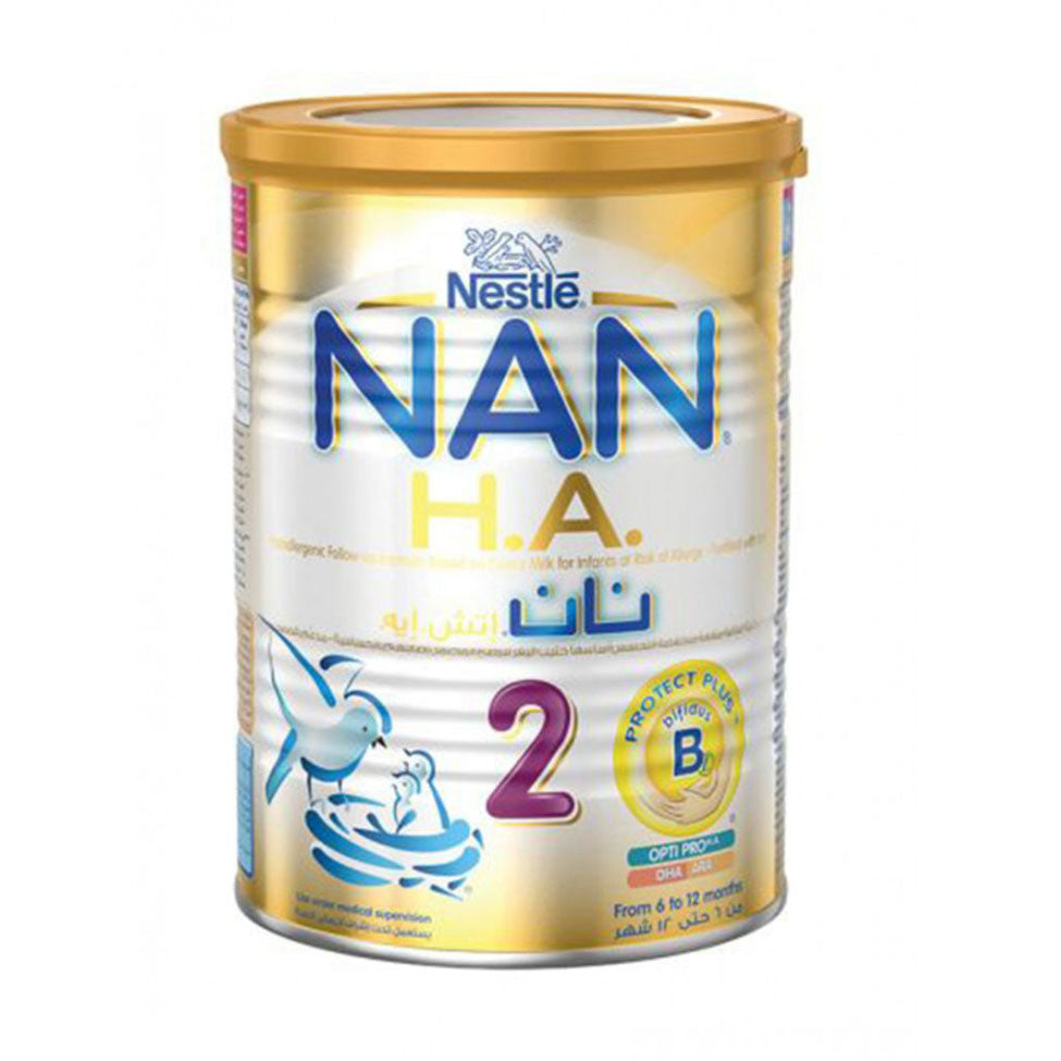 نان حليب أطفال اتش ايه 2 حجم 400 جم